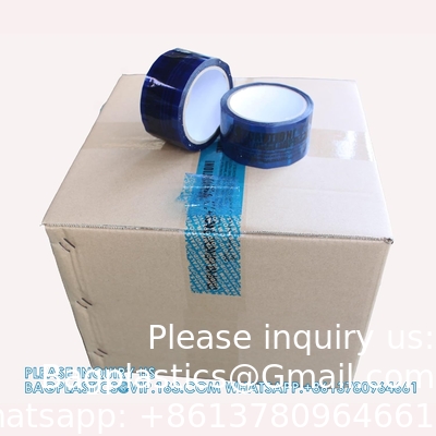 Tamper Tape Red Tamper Evident Security Seals Tape, Transfer Tamper Proof Security Void Tapes