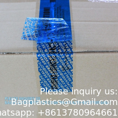 Tamper Tape Red Tamper Evident Security Seals Tape, Transfer Tamper Proof Security Void Tapes