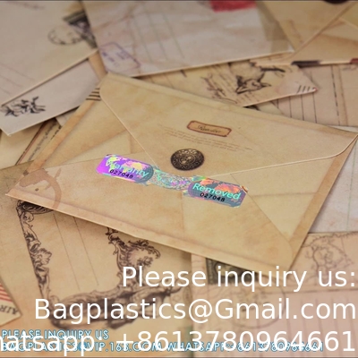 Hologram Tamper Proof Stickers. Tamper Evident Tape. Warranty Void If Removed. Individual Serial Numbers. Large