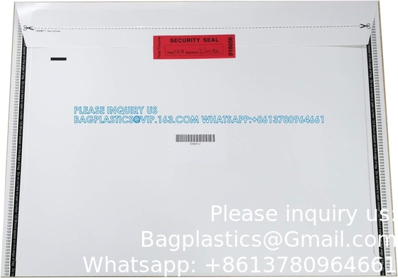Transfer Tamper Evident Security Warranty Void Stickers/Labels/Seals (Red, 1 X 3.35 Inches, Serial Numbers)