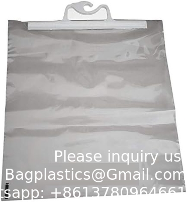 Hanging Storage Bags, 10-Pack Of 12 X 9-Inch Clear Plastic Bags For Classroom, Library, And Pharmacy Use