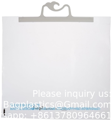 Hanging Storage Bags, 10-Pack Of 12 X 9-Inch Clear Plastic Bags For Classroom, Library, And Pharmacy Use