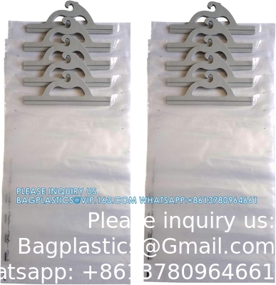 Hanging Storage Bags, 10-Pack Of 12 X 9-Inch Clear Plastic Bags For Classroom, Library, And Pharmacy Use