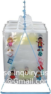 Students bags, easy bag pack, Read-N-Go Book Bag Sturdy Snap Shut Hanging Plastic Bags Safely Send Home Assignments