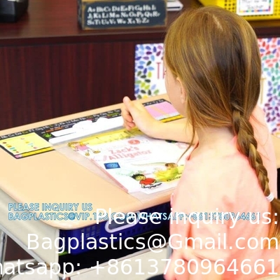 Students bags, easy bag pack, Read-N-Go Book Bag Sturdy Snap Shut Hanging Plastic Bags Safely Send Home Assignments