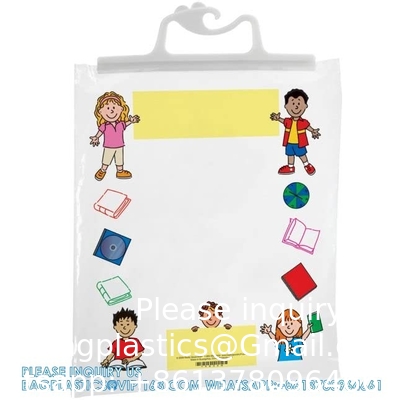 Students bags, easy bag pack, Read-N-Go Book Bag Sturdy Snap Shut Hanging Plastic Bags Safely Send Home Assignments
