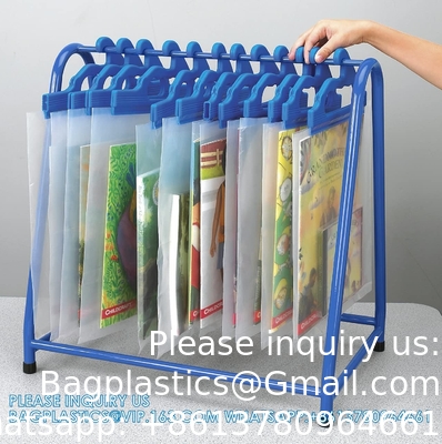 Students bags, easy bag pack, Read-N-Go Book Bag Sturdy Snap Shut Hanging Plastic Bags Safely Send Home Assignments