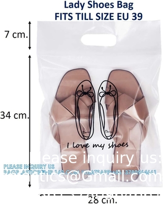 Zipper Storage Bags Plastic Zipper Bags Transparent Zip Plastic Bags Expandable Bottom Bag With Carry Handle