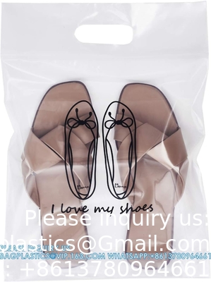 Zipper Storage Bags Plastic Zipper Bags Transparent Zip Plastic Bags Expandable Bottom Bag With Carry Handle