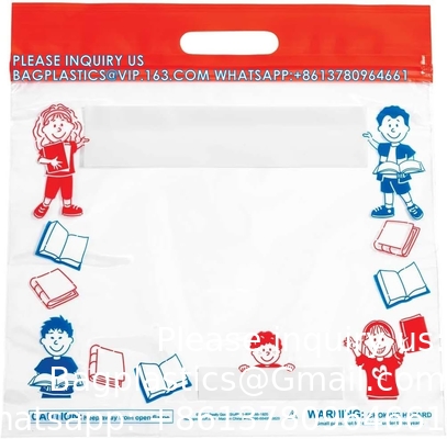 Press And Seal Storage Bags, metal sliderbag, metal zipbags Extra Large Thick Plastic, Classroom Book Bags For Kids