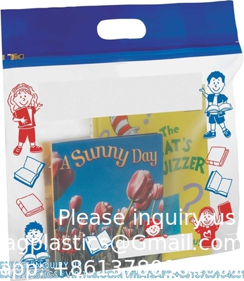 Press And Seal Storage Bags, metal sliderbag, metal zipbags Extra Large Thick Plastic, Classroom Book Bags For Kids