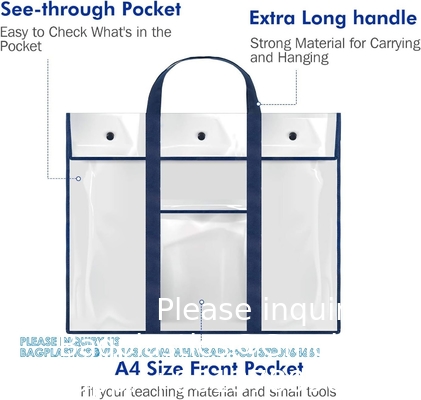 Poster Storage Bag (31.5&quot;×25.5&quot;) Bulletin Board Holder Art Portfolio Container For Teachers Classroom Organization