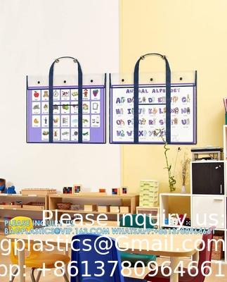 Poster Storage Bag (31.5&quot;×25.5&quot;) Bulletin Board Holder Art Portfolio Container For Teachers Classroom Organization