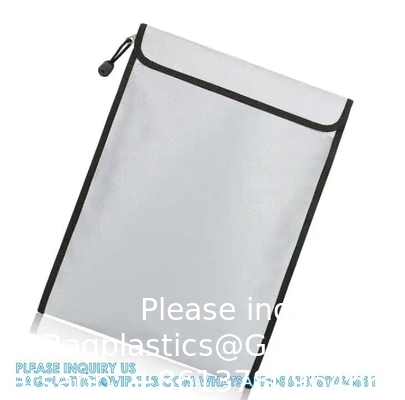 Fireproof Bag Document Waterproof File Bag Storage Bag 2100 Fahrenheit Fire Resistant Envelope Pouch For Money