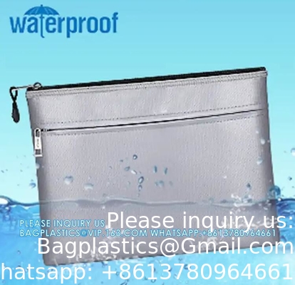 Fireproof Bag Document Waterproof File Bag Storage Bag 2100 Fahrenheit Fire Resistant Envelope Pouch For Money