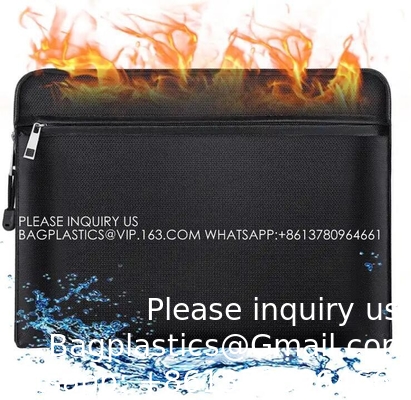 Fireproof Bag Document Waterproof File Bag Storage Bag 2100 Fahrenheit Fire Resistant Envelope Pouch For Money