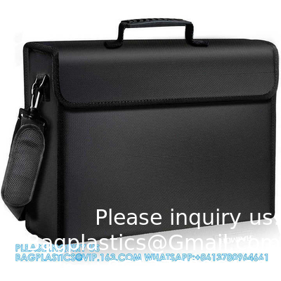 Silicone Coated Non-Itchy Fiberglass Easy To Store And Carry Important File Certificate Paper Fireproof Document Bag