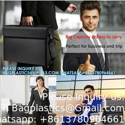 Silicone Coated Non-Itchy Fiberglass Easy To Store And Carry Important File Certificate Paper Fireproof Document Bag