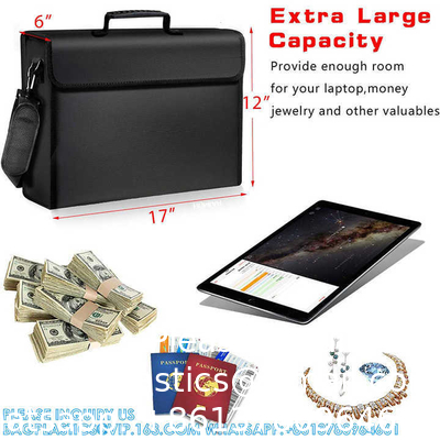 Silicone Coated Non-Itchy Fiberglass Easy To Store And Carry Important File Certificate Paper Fireproof Document Bag