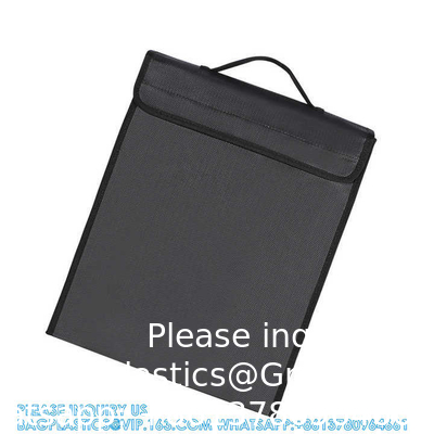 Customized Logo Safe Bag Explosion-Proof Folder Security Fireproof Waterproof Bag Storage Home Office Document File