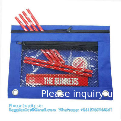 Teal | Transit Bag | Large Zipper Bag With Grommet | Use With Padlock Or Zip Tie For Security | Interoffice Mail Bag