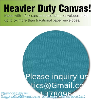 Teal | Transit Bag | Large Zipper Bag With Grommet | Use With Padlock Or Zip Tie For Security | Interoffice Mail Bag