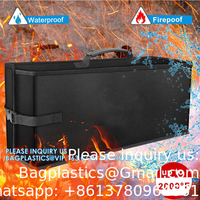 Heat Insulation Fireproof Battery Storage Bag Fire Retardant Explosion Proof Safe Carrying Bag For E-Bike Battery
