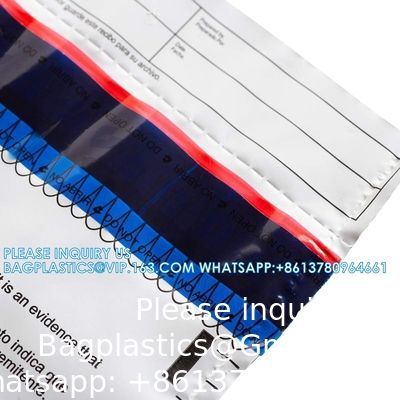 Police evidence bags, Public Safety Evidence Security Bags, Crime Scene Evidence Container, 6&quot; X 8&quot;, 100 Pack