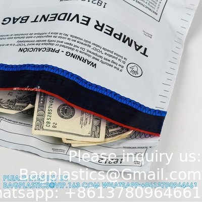 Police evidence bags, Public Safety Evidence Security Bags, Crime Scene Evidence Container, 6&quot; X 8&quot;, 100 Pack