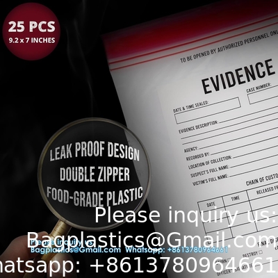 Evidence Bags, organizer, storage bag Funny Party Favor Treat Bags Great For Halloween And Police Parties.