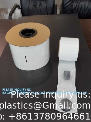 High Quality Accept Custom Printed LOGO LDPE Plastic Auto Bag Roll Bags Of Pre-Opened Packaging Bags On A Roll