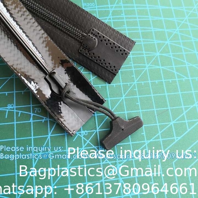 #5 Shiny Black TPU Airtight Zipper Waterproof Zippers Weldable for Inflatable Objects Air Sofa Drysuit Waterproof Bag