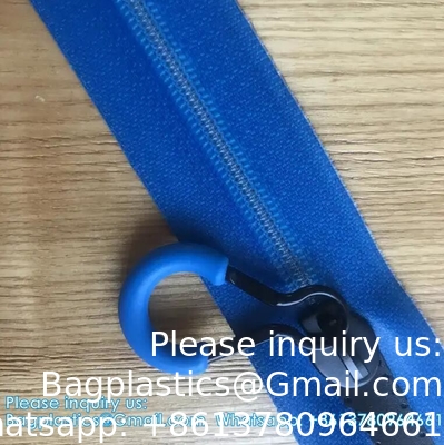 #8 Multicolor Airtight And Waterproof Zipper TPU Coated Heavy Duty Nylon Zippers Multiple Colours Available Custom