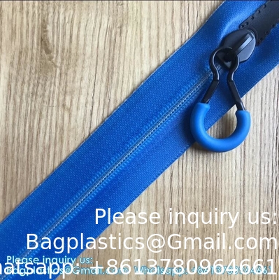 #8 Multicolor Airtight And Waterproof Zipper TPU Coated Heavy Duty Nylon Zippers Multiple Colours Available Custom