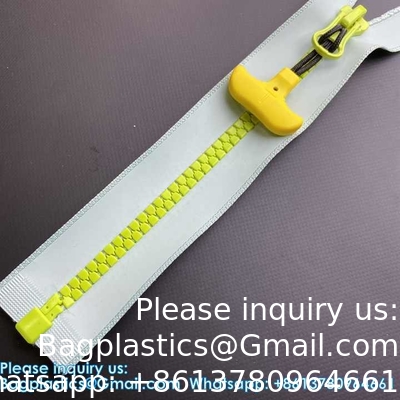 Custom Multi-Colors Waterproof Zipper PU Coated Triangular Teeth Plastic Zippers Water Resistant For Garments Bags