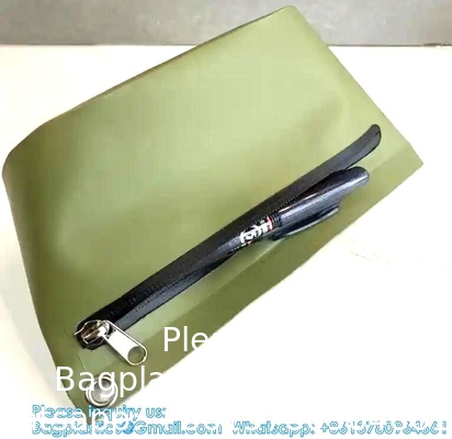 PVC Tarp Pouch Toiletry Bag MakeUp Bag Sturdy PVC Tarpaulin Pencil Pouch Small Storage Bag