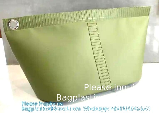 PVC Tarp Pouch Toiletry Bag MakeUp Bag Sturdy PVC Tarpaulin Pencil Pouch Small Storage Bag