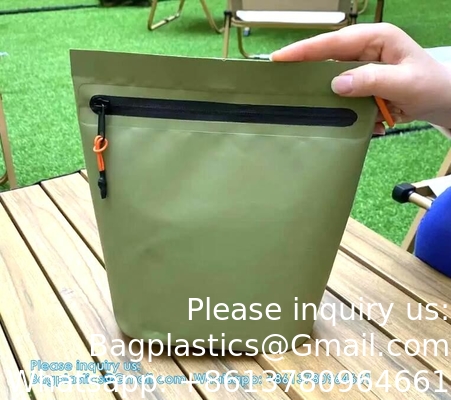 PVC Tarp Pouch Toiletry Bag MakeUp Bag Sturdy PVC Tarpaulin Pencil Pouch Small Storage Bag