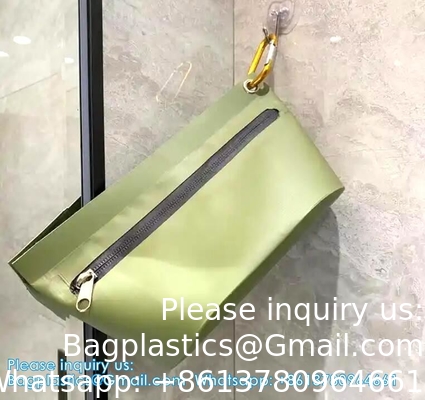 PVC Tarp Pouch Toiletry Bag MakeUp Bag Sturdy PVC Tarpaulin Pencil Pouch Small Storage Bag
