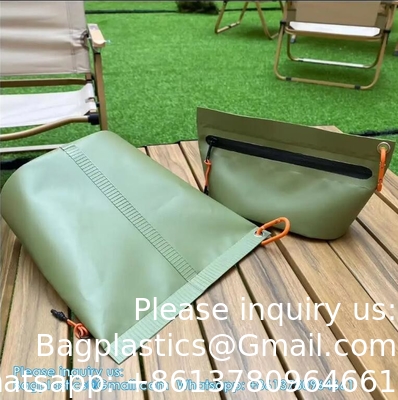 PVC Tarp Pouch Toiletry Bag MakeUp Bag Sturdy PVC Tarpaulin Pencil Pouch Small Storage Bag