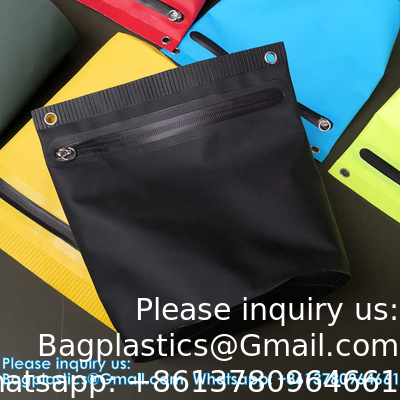 Custom Logo Waterproof Bag PVC Tarpaulin Fishing Bags Washing Bag Made With Welding Process