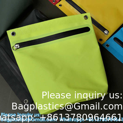 Custom Logo Waterproof Bag PVC Tarpaulin Fishing Bags Washing Bag Made With Welding Process