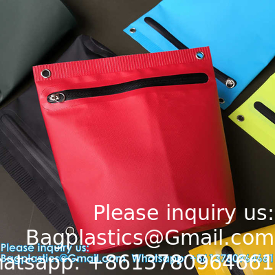 Custom Logo Waterproof Bag PVC Tarpaulin Fishing Bags Washing Bag Made With Welding Process