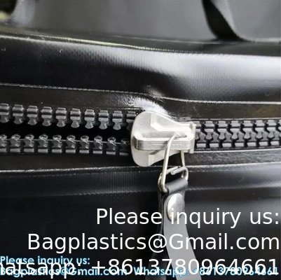 Heavy Duty TPU Airtight Zipper IPX8 Waterproof For Cooler Bag, Vaccumed Bag, Isolation Capsule Drysuit Zipper