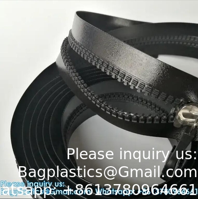 Heavy Duty TPU Airtight Zipper IPX8 Waterproof For Cooler Bag, Vaccumed Bag, Isolation Capsule Drysuit Zipper