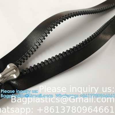 Heavy Duty TPU Airtight Zipper IPX8 Waterproof For Cooler Bag, Vaccumed Bag, Isolation Capsule Drysuit Zipper