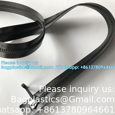 Heavy Duty TPU Airtight Zipper IPX8 Waterproof For Cooler Bag, Vaccumed Bag, Isolation Capsule Drysuit Zipper