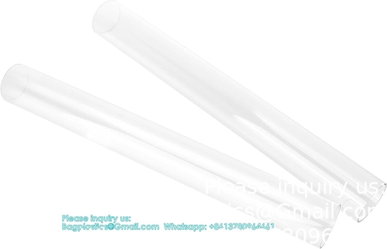 Polycarbonate Rigid Tubing, Wall Thickness PETG Tube, Clear DIY Acrylic Tube Lexan Tubing Unbreakable