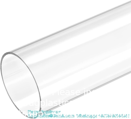 Polycarbonate Rigid Tubing, Wall Thickness PETG Tube, Clear DIY Acrylic Tube Lexan Tubing Unbreakable