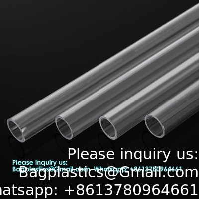 Plastic Pipe Rigid Polycarbonate Round Tube Unbreakable Polycarbonate Tubing Chemical Resistant Clear Tube